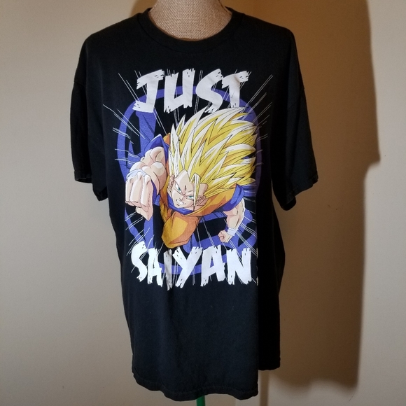 dragonball Z Other - Dragonball Z Goku "Just Saiyan" short sleeve tee